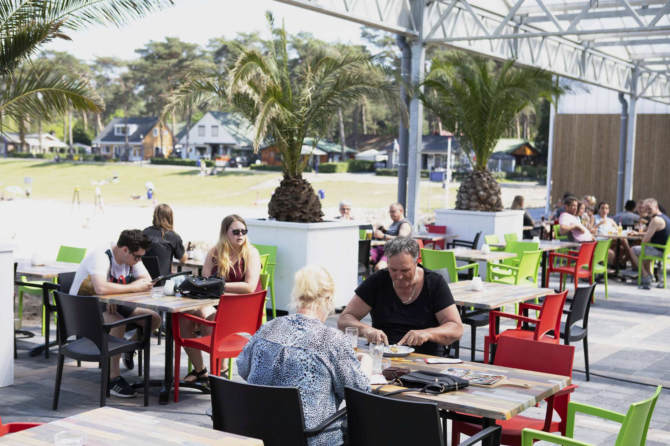 Terras Vakantiepark Blauwe Meer Terras Vakantiepark Blauwe Meer